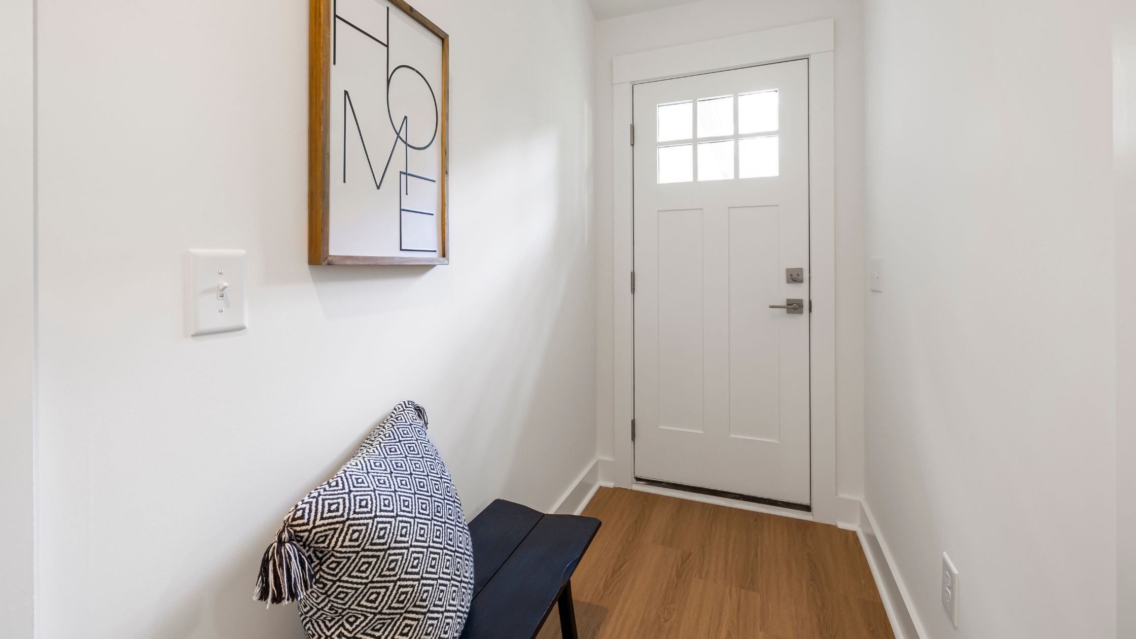 Propere en strakke entree