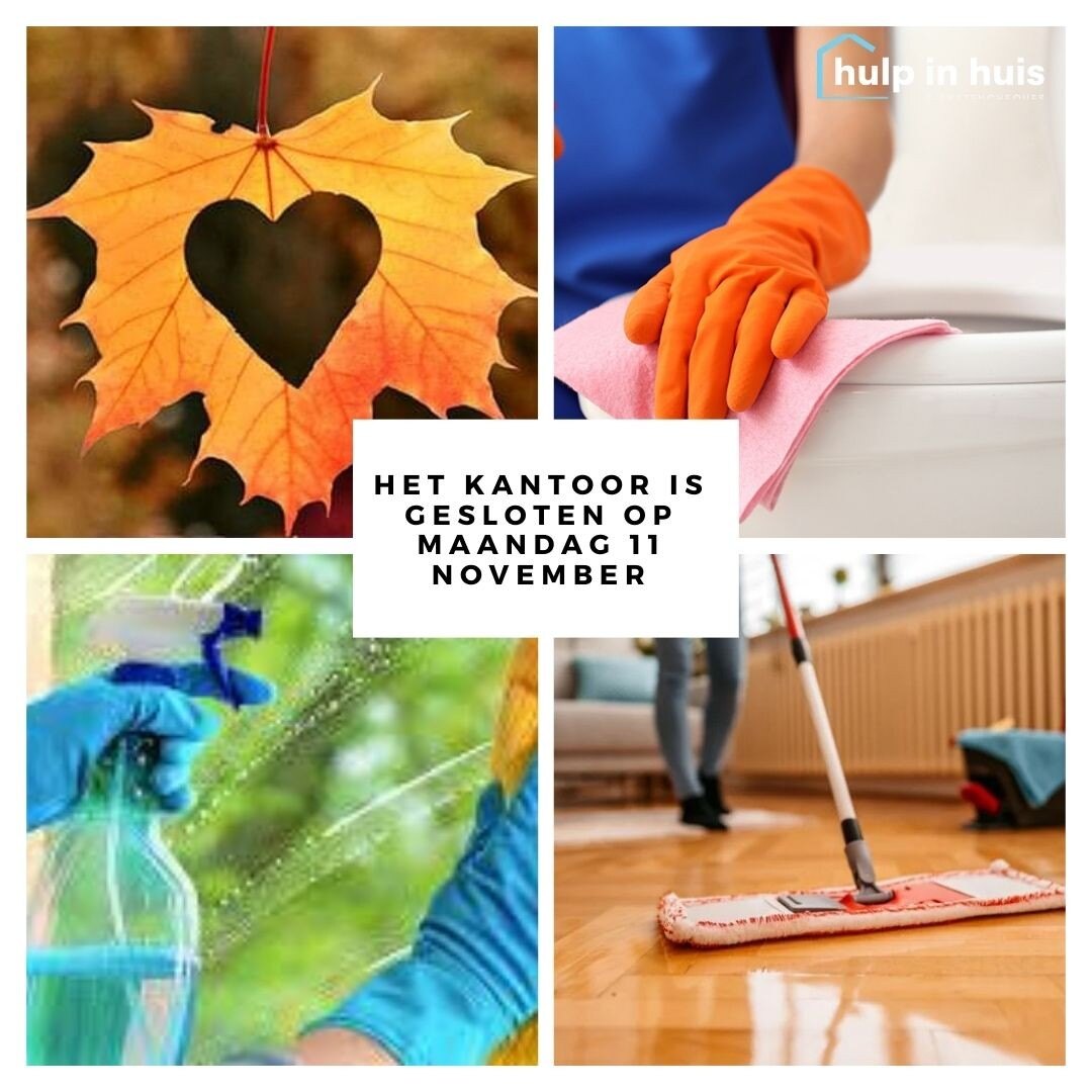 Kantoor gesloten 11 november